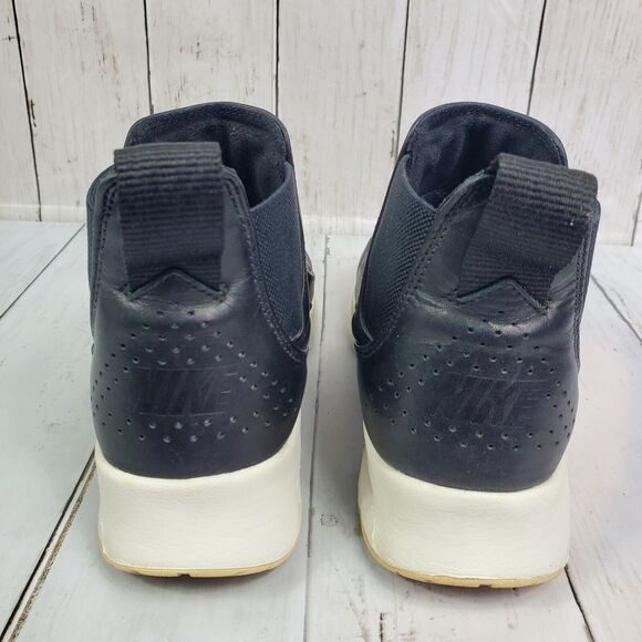 Nike Air Max Thea Mid Sneaker Boots Sail Women’s Size 6 Black White 859550-001 - Picture 8 of 15